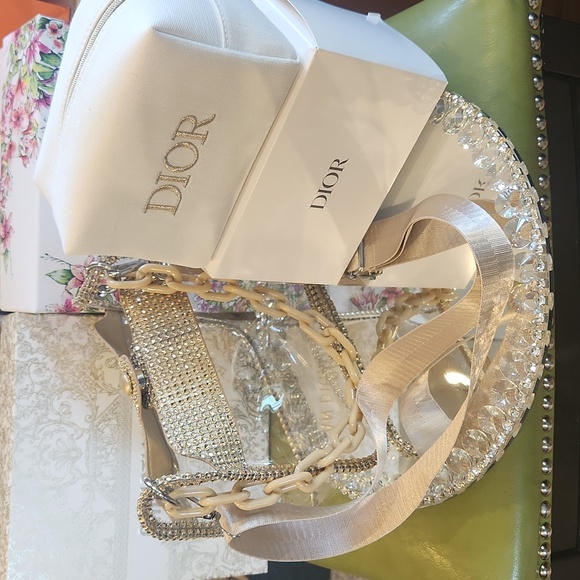 DIOR POUCH IN UNBRANDED CLEAR STADIUM BAG - Picture 5 of 7